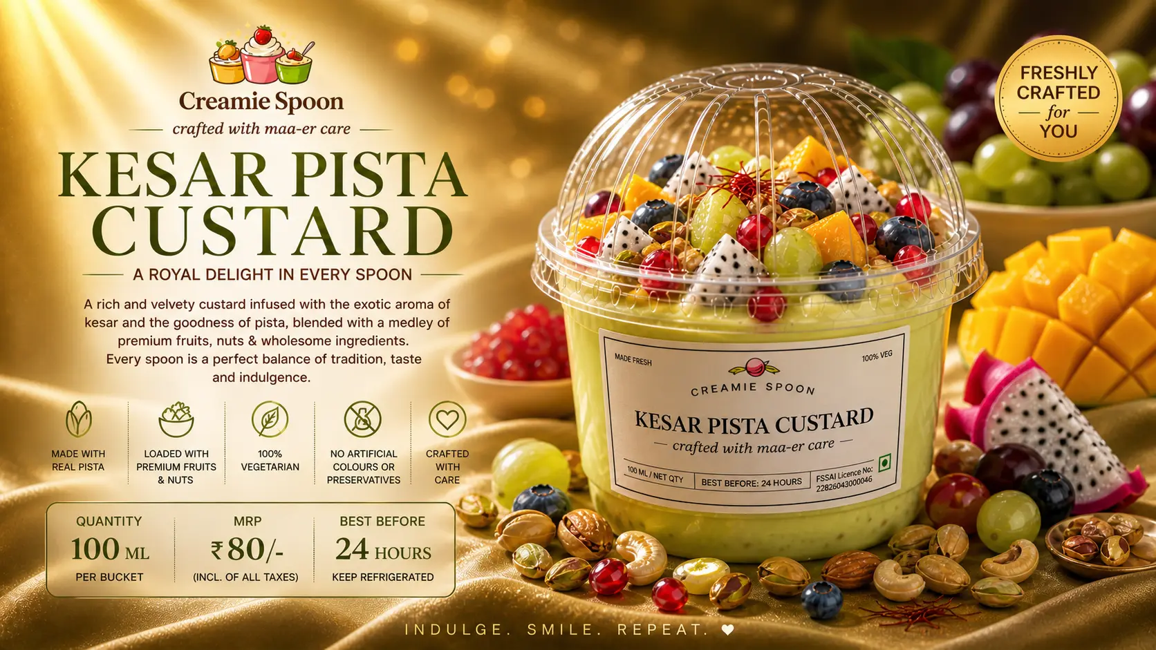 Kesar Pista Custard